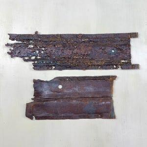 Fundstücke-Vintage industrielle rostige Metallstücke für Mixed Media, Montage, Steampunk und Collage.