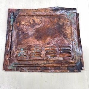 Rusty metal for mixed media, assemblage, steampunk, collage, scrapbooking, etc.