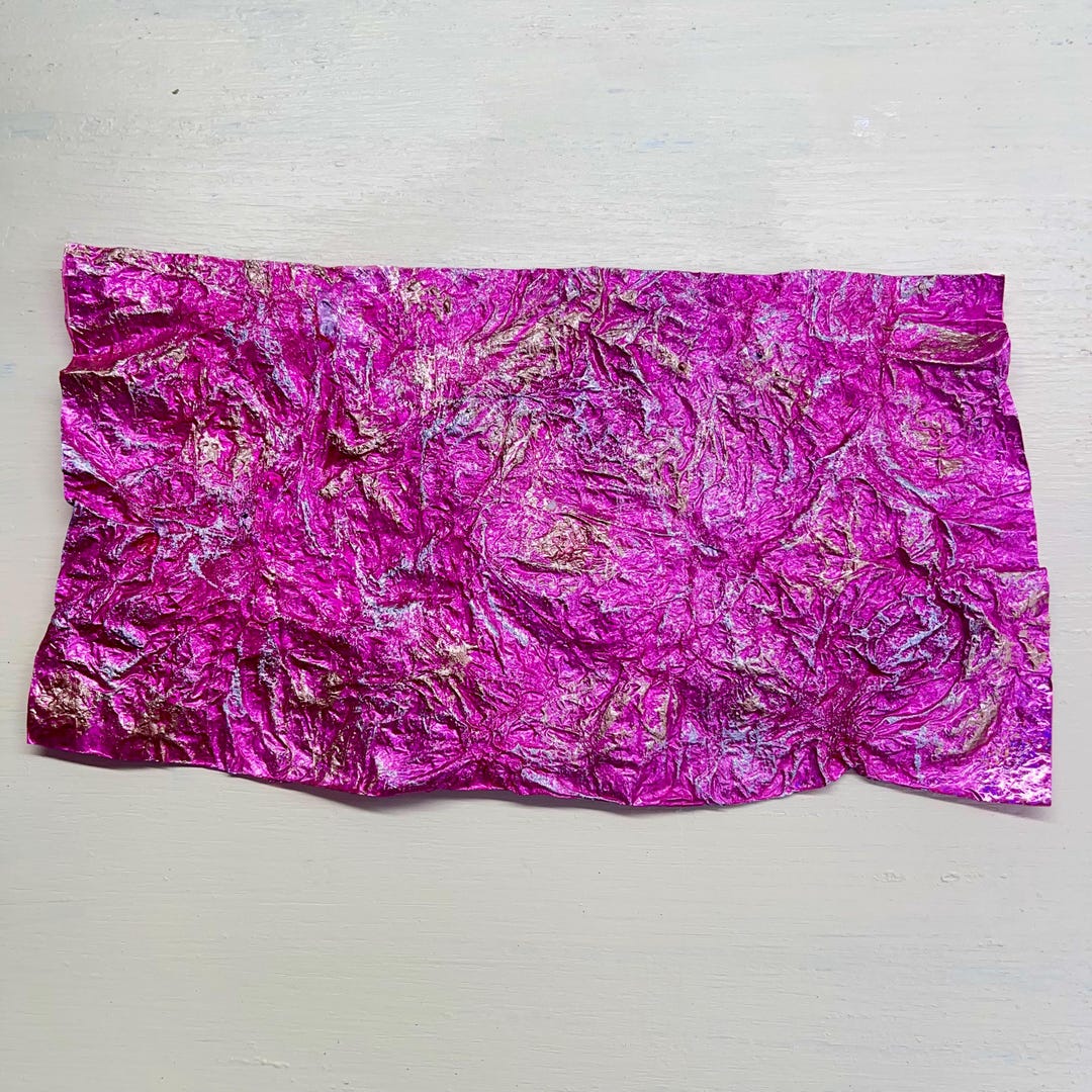 Textured Inlay-handmade, Purple/silver/copper Inlay Film for Resin ...