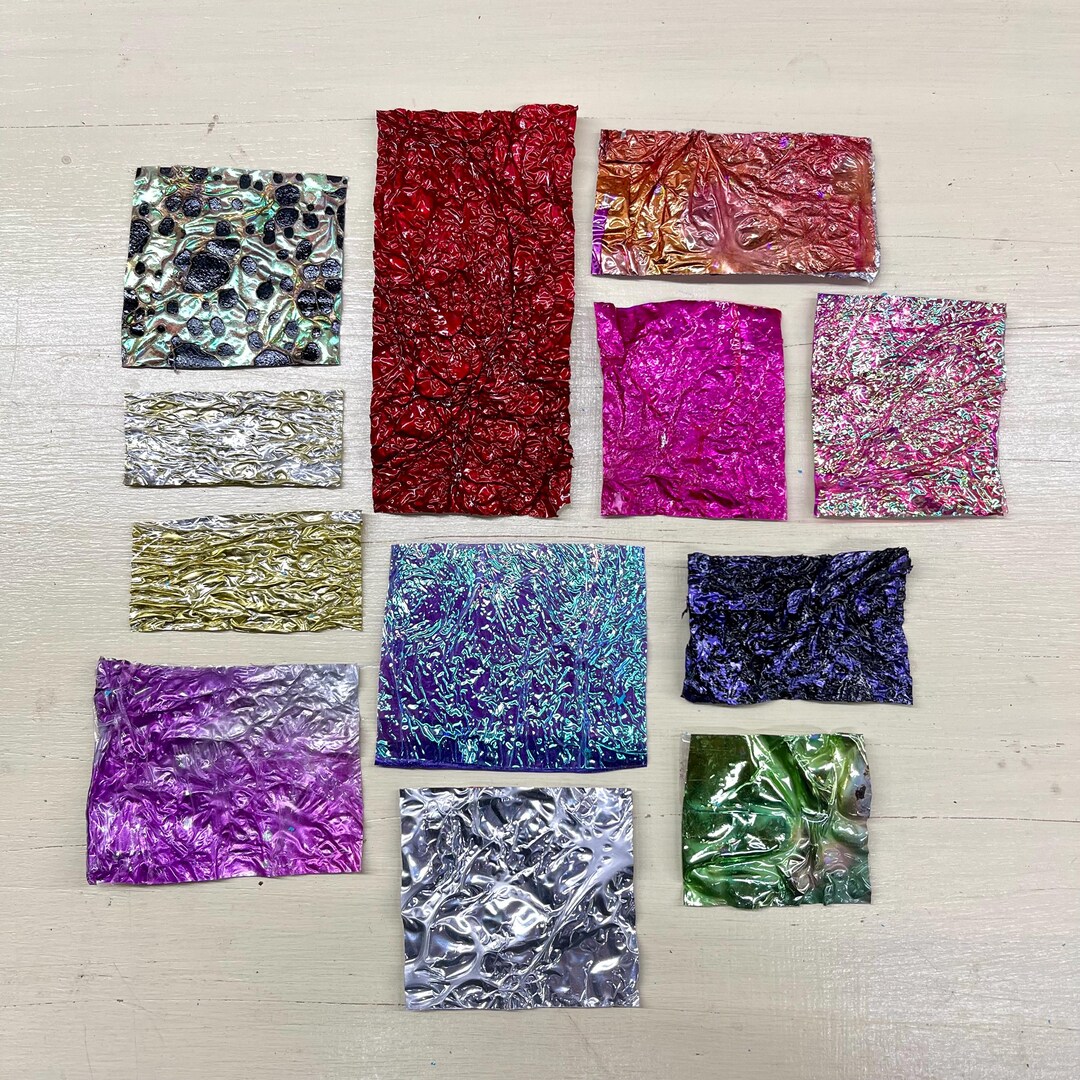 Textured Inlay Sampler-handmade, Multicolored Inlay Film for Resin ...