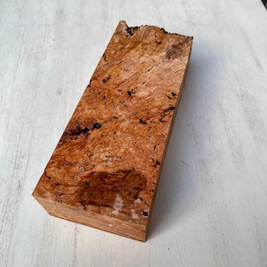 Spalted Maple burl chunk for resaw, knife scales, stabilization, turning, woodcraft, etc.