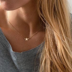North Star Necklace - Dainty Star Necklace - Wanderlust Jewelry - Good Luck Necklace - Gift for Her - Simple Necklace For Women Friend Gift