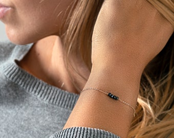 Black Onyx Bracelet - Protection Bracelet - Healing Bracelet - Yoga Bracelet