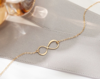 Delicate Infinity Bracelet - Simple Infinity Bracelet - Everyday Bracelet - Infinity Symbol - Good luck charm