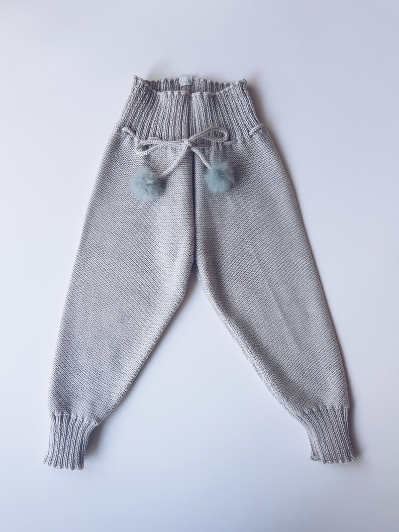 Gray trousersBabies knitted wool Pantsleggingstoddlerswool leggingsbluewarmthickchunky baby trousers