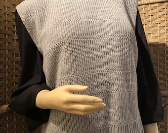 Cashmere-blend Sleeveless Funnel-neck Sweater