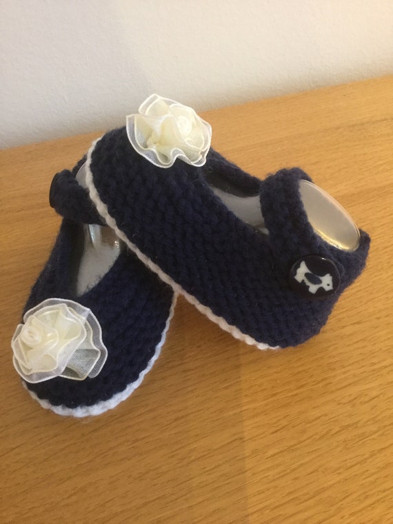 Hand Knitted Baby Shoes Baby Shower 