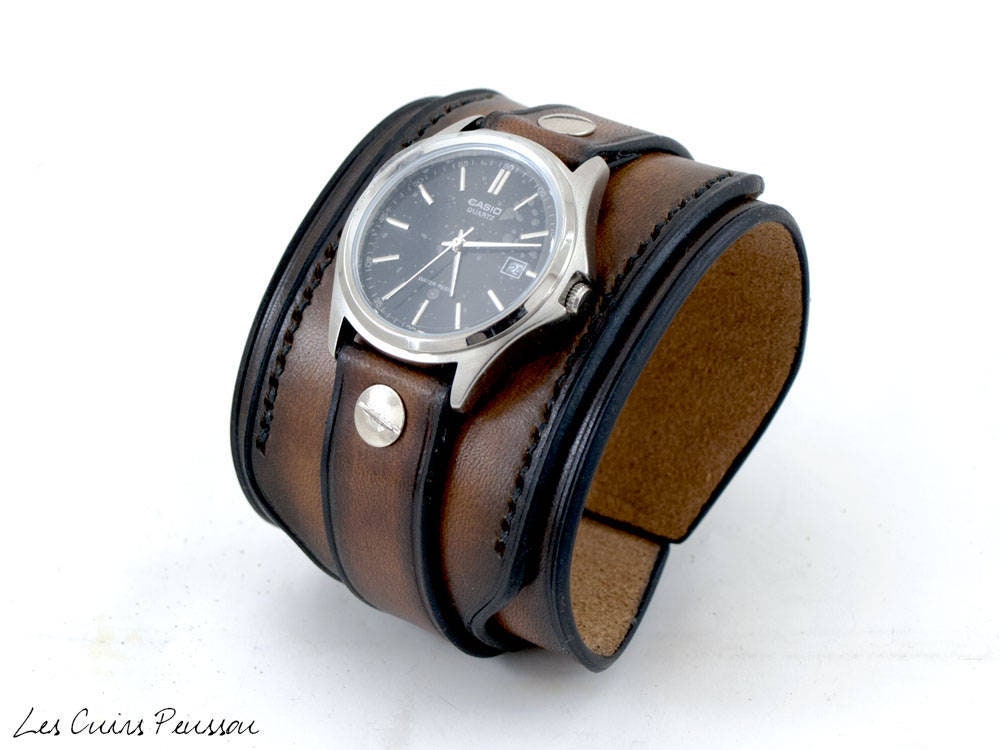 Bracelet Manchette Montre Homme Bracelet de Force Montre | Etsy