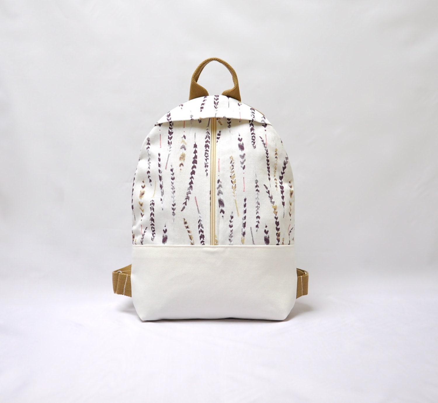 black and white backpack purse
