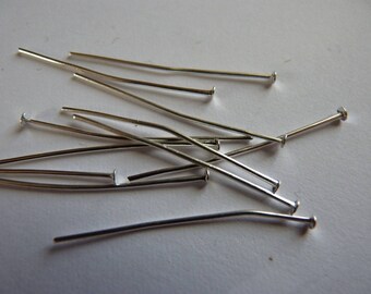 Stud silver x 3,5 cm 10 stems