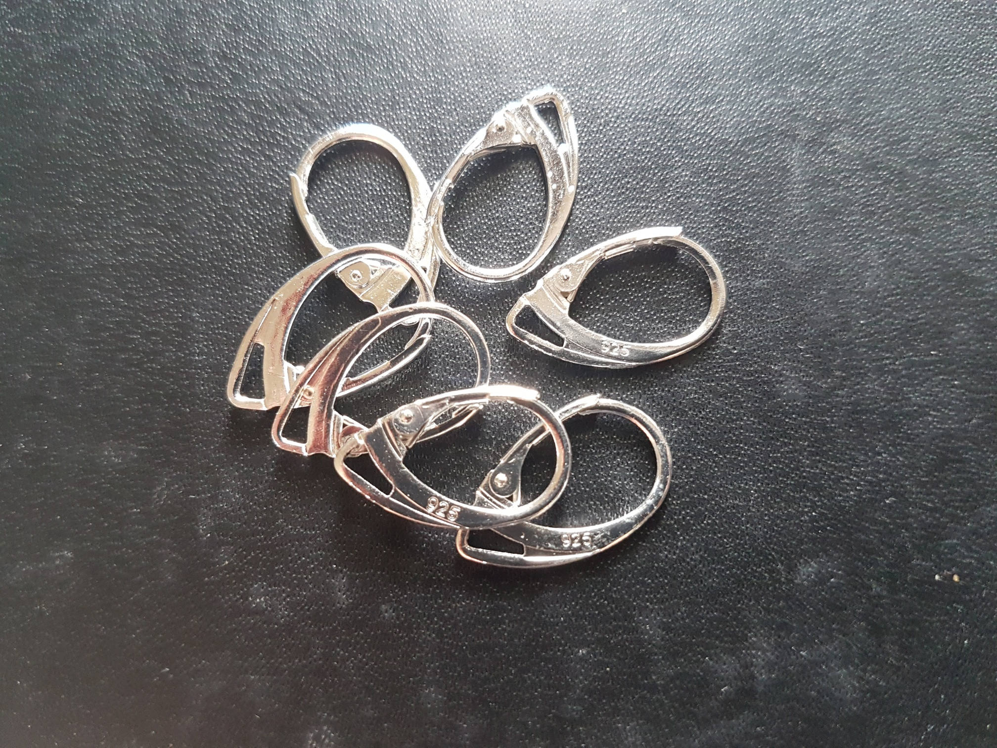 Fermoirs Ancre Métallique Lot De 12 Fermoirs à Crochet Forme Ancre 20x14mm Gris Métallique - Accessoires Bijoux DIY Fermoirs Zinc Gris Métallique - 6