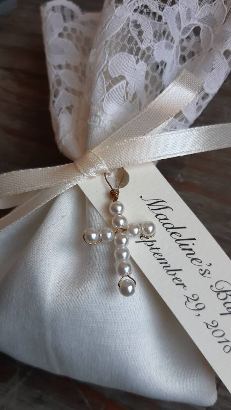 Italian Baptism Gift Bags Lace Favor Bags Ivory Lace Etsy