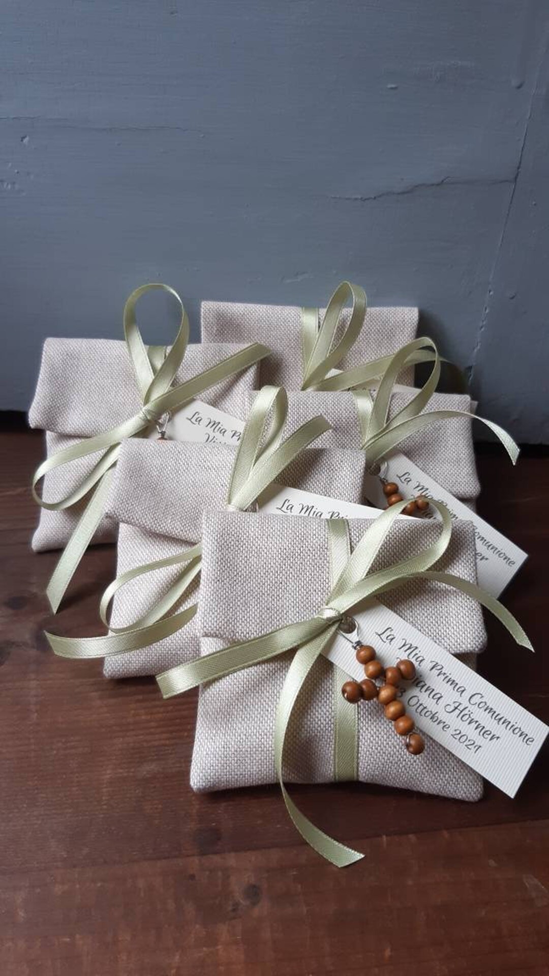 Italian Christening, Favor Bags, Favor Bags, First Communion, Gift Bags