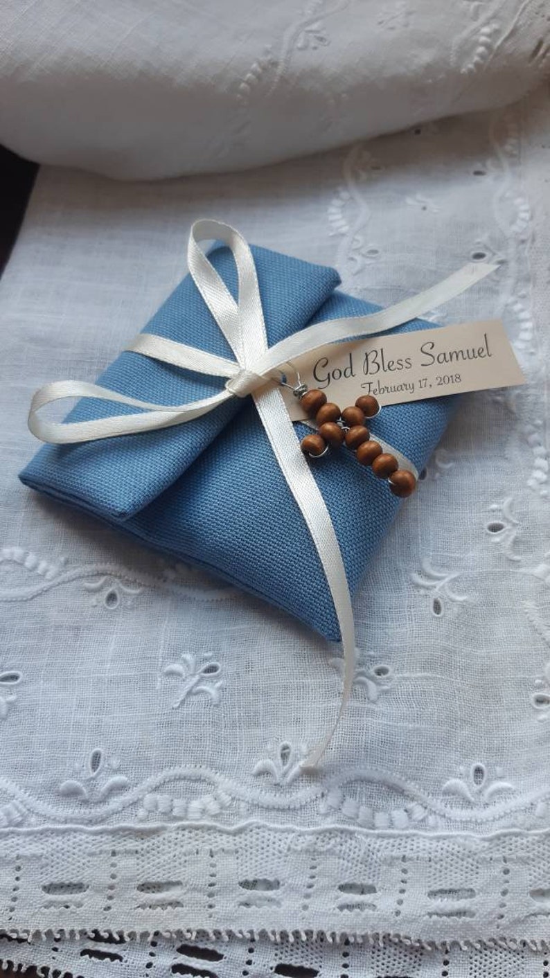 Italian Boy Christening Bomboniera Favor Bags Boy Baptism Etsy