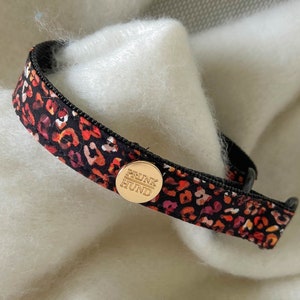 martingale dog collar MAROON - autumn winter collection - vegan dog collar for small to big dogs in 1.5 to 4 cm wide - handmade in Germany