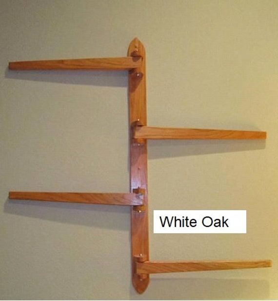 RRD Mounted Quilt Rack with Shelf – Amish Made Quilt Hangers for