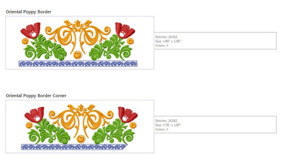 ABC Designs Oriental Font machine embroidery designs