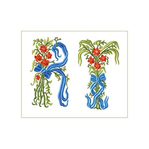 Romantic Treasure Font Machine Embroidery 26 Designs (All capital letters) - 5&quot;x7&quot; Hoop, F2180
