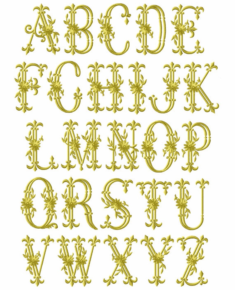 lettre ancienne alphabet