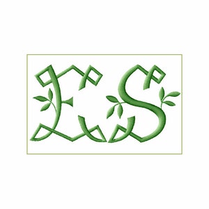 Eastern Spring Font Machine Embroidery 26 Designs (All capital letters in two sizes) - 4&quot;х4&quot; Hoop, F2182