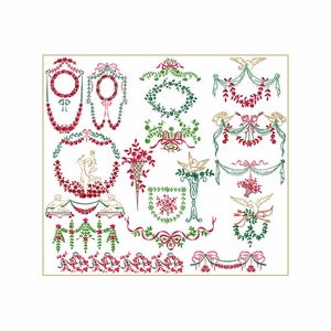 Victorian Decor 20 Machine Embroidery Designs for 5&quot;x7&quot; hoop  D2176