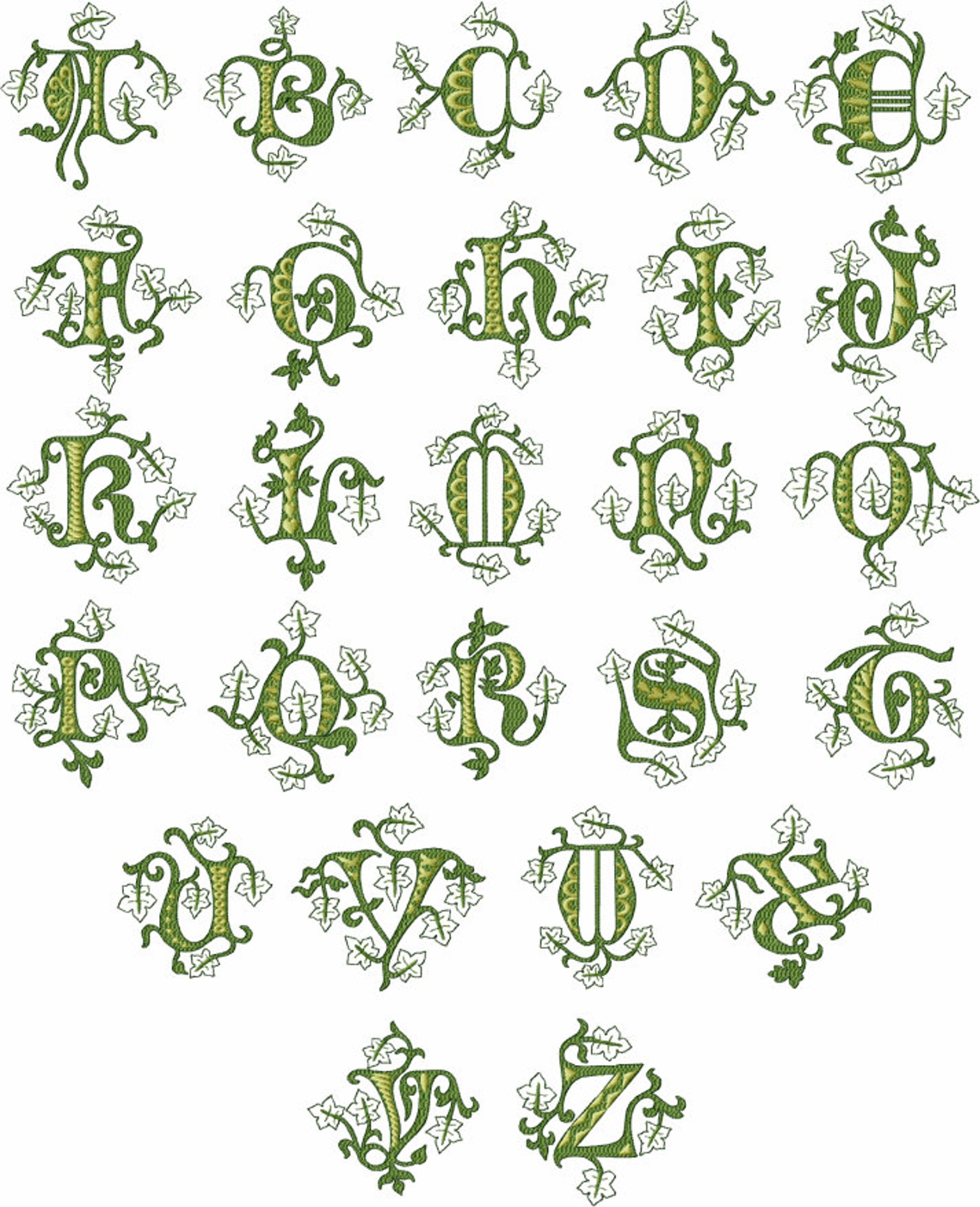 lettere maiuscole di strass termoadesivi, font BH
