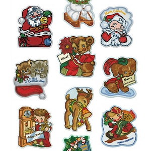 ABC Embroidery 10 Christmas Lace Ornaments #2 Lace Decoration Designs  for 5&quot;x7&quot; hoop