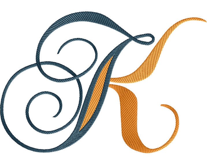 Craft Supplies & Tools Sewing & Needlecraft J and K #5 Two-Letter ...