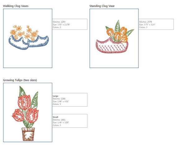 ABC Designs Dutch Girls Machine Embroidery 9 Designs 5/"x7/" Hoop
