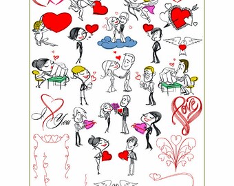 Valentine Greetings 28 Machine Embroidery Designs to be able to embroider on card stock for 4"x4" hoop  D2180