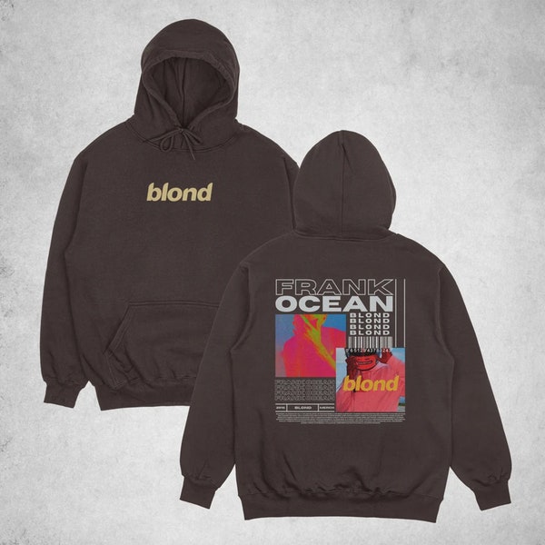 Frank Ocean BLOND Hoodie, Blond Album, Frank Ocean Blond Album Cover Hoodie, Vintage Style Hoodie, Blonded, gift for him her, Unisex Hoodie