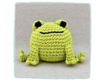 Crochet Frog Amigurumi Pattern: DIY Stuffed Toy (PDF Digital Download)