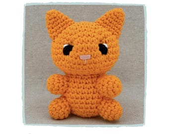 Patrón de gato amigurumi de crochet: gatito de peluche (descarga en PDF)
