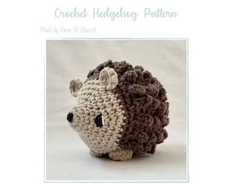 Virkat igelkottmönster: Amigurumi gosedjur (PDF-mönster)