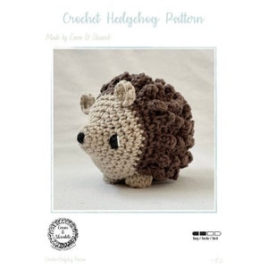Crochet Hedgehog pattern, Amigurumi hedgehog toy, Stuffed Toy, DIY Plush hedgehog, Stuffed Animal theme nursery, baby shower gift under 20