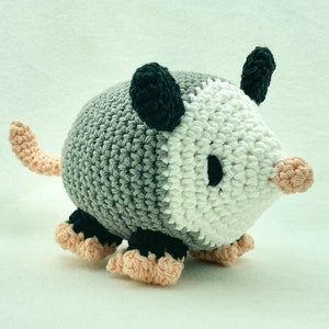 Crochet Possum Pattern, Amigurumi Possum Pattern, Stuffed Toy, DIY Possum Plush, PDF Digital Download Crochet Pattern image 5