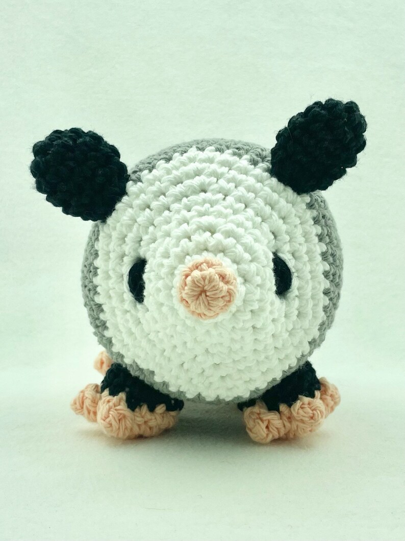 Crochet Possum Pattern, Amigurumi Possum Pattern, Stuffed Toy, DIY Possum Plush, PDF Digital Download Crochet Pattern image 9
