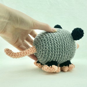 Crochet Possum Pattern, Amigurumi Possum Pattern, Stuffed Toy, DIY Possum Plush, PDF Digital Download Crochet Pattern image 8