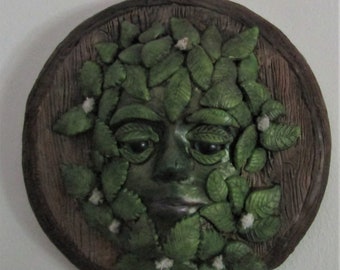 Fairy Garden Green Man Plaque Decoration