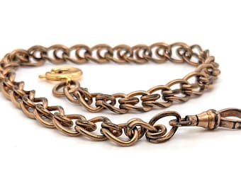 Victorian Pocket Watch Chain Gold Fill AFS Co. Antique Original 1890's-1900's