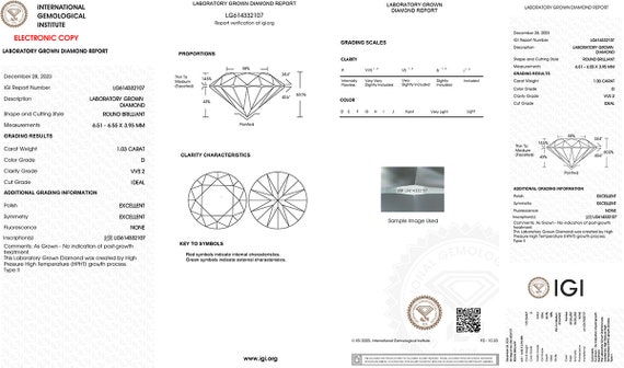 Victorian Diamond Ring 1 Carat IGI Certified 1ct … - image 8