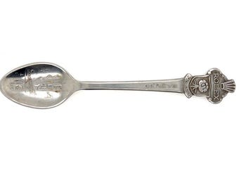 Rolex Vintage Spoon from Bucherer of Switzerland Souvenir Geneve Silver Plate