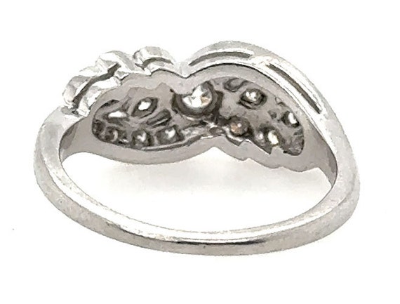 Art Deco Diamond Ring .75ct OEC/Single Cuts Vine … - image 5