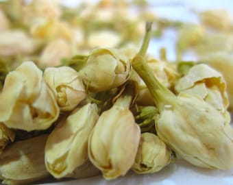 Dried Jasmine Flowers - Certified Organic - 4 oz Package