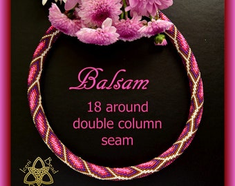 Balsam Pattern for Peyote with a Twist - Not Crochet .pdf Pattern. English Only,