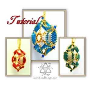 Kralenpatroon: Star of Wonder-kerstornament, pdf. zelfstudie. Alleen Engels