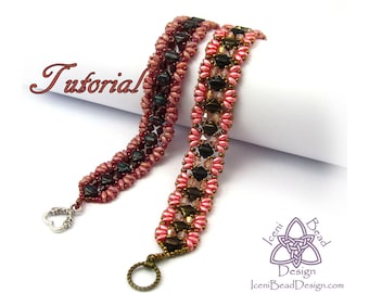 Airmid Bracelet Tutorial with Silky Beads, SuperDuo Beads and Crystal Bicones. pdf English Only,