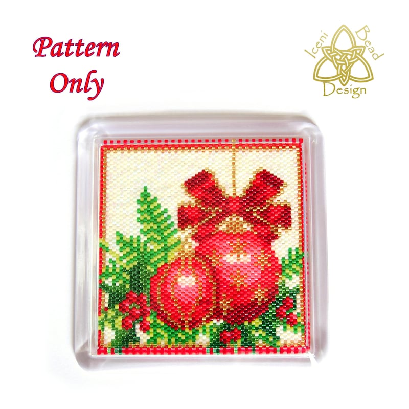 Bead Peyote Coaster Pattern - Etsy UK