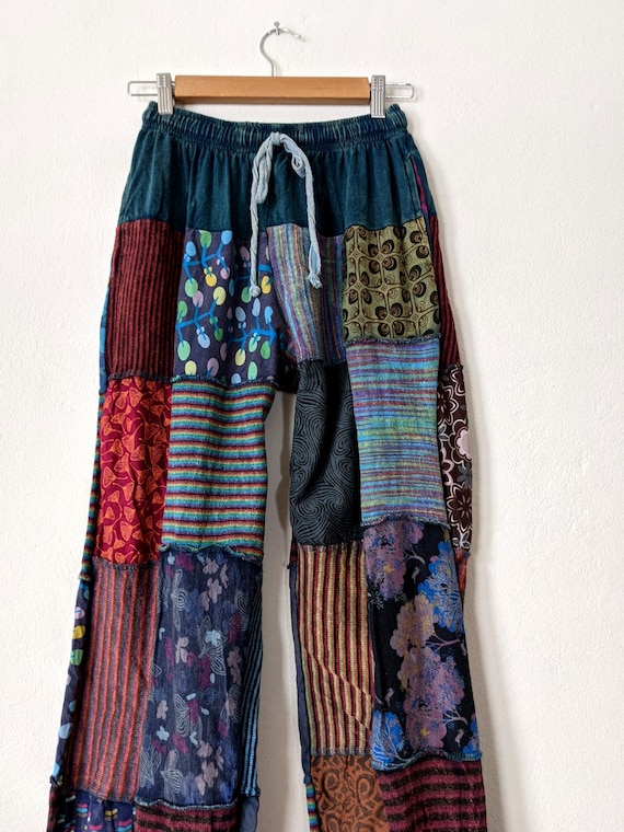 Nepali Patchwork Drawstring Pants Nepali Patchwork Drawstring Pants