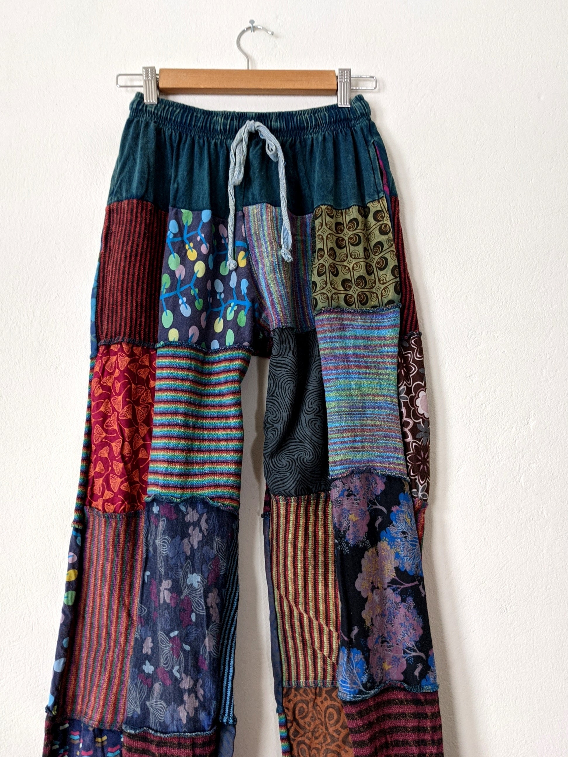 Himalayan NEPAL Patchwork Harem Pants / Unisex Etsy México